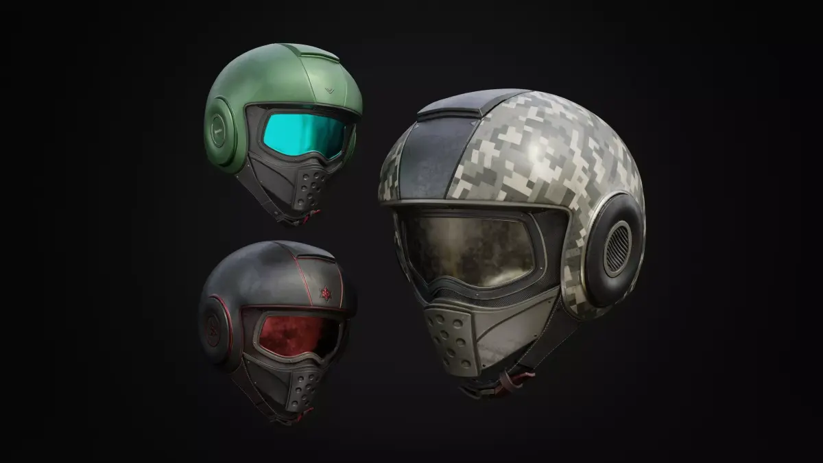 Soldier Helmet Low-poly 3D model get