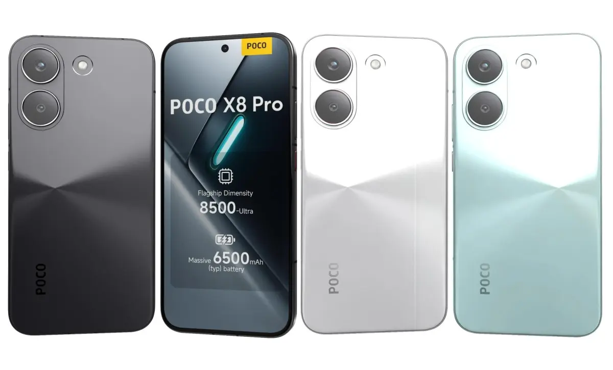 Xiaomi Poco X8 Pro All Colors 3D model