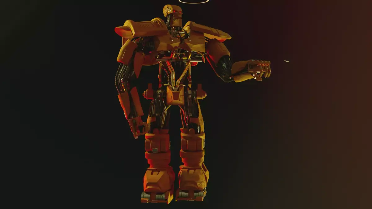 ABC WARRIOR   judge dredd Low-poly 3D model