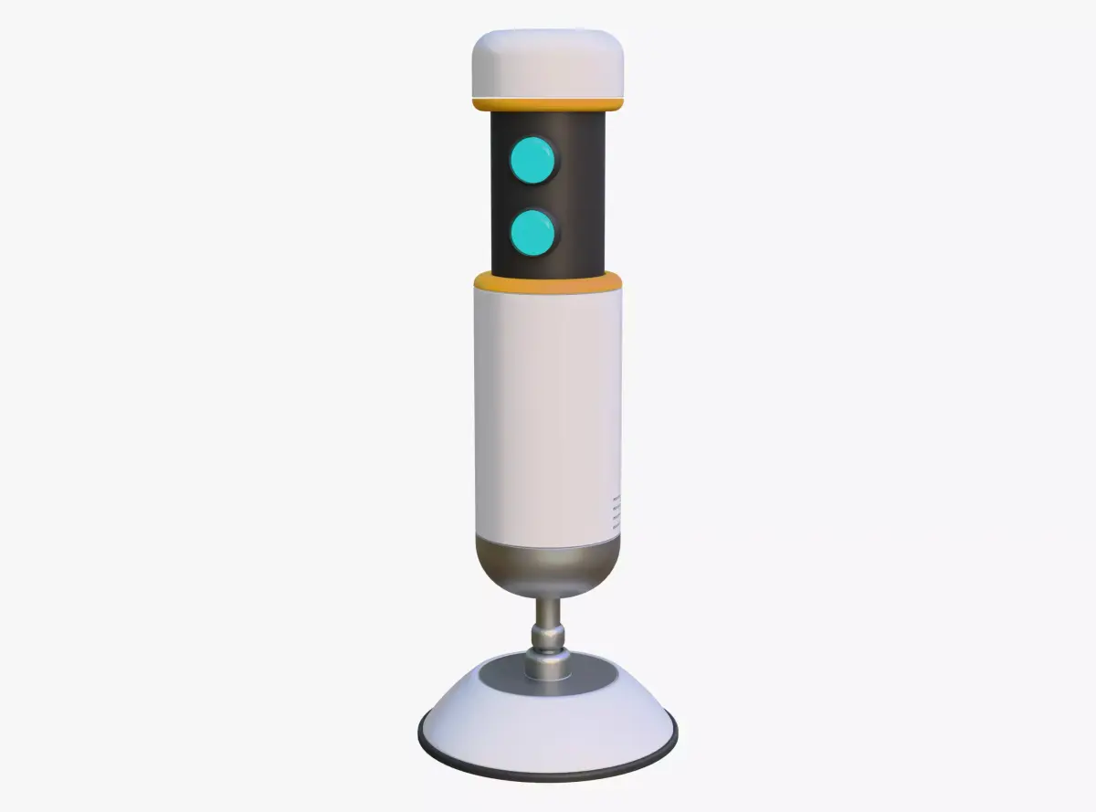 SciFi Security Pillar M1 3D model