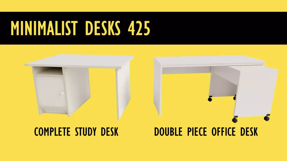 Minimalist Desks Free 3D model