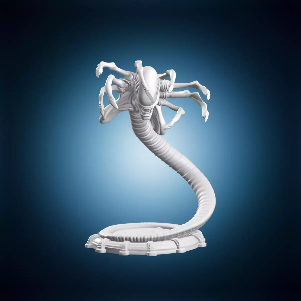 Alien Facehugger Creature Miniature Statue 3D print model