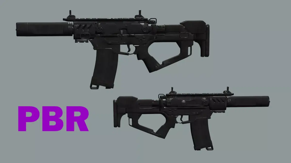 VHS2 Assault Compact Assault Rifle Low-Poly 3D Model Low-poly 3D model purchase