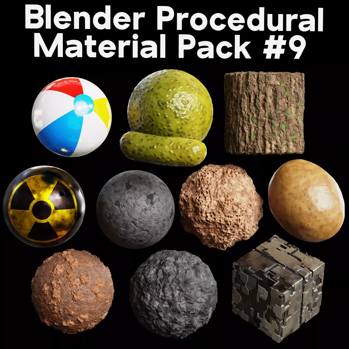 Blender Procedural Material Pack 9 Texture