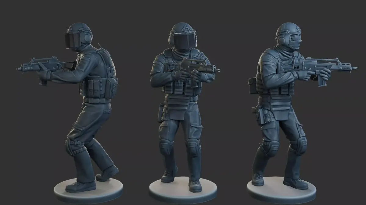 Tactical Gear GSG 9 TG1 007 3D print model