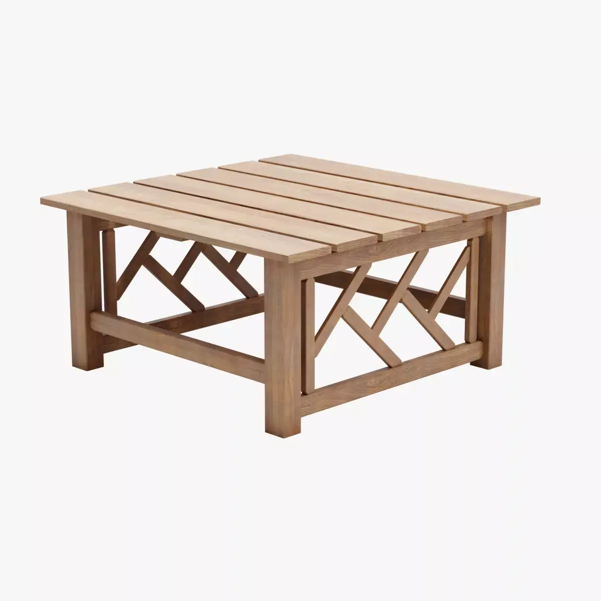 Tahawus Wooden Garden Table 3D model