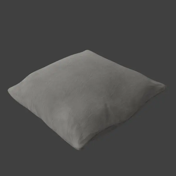 Pillow - White Free low-poly 3D model