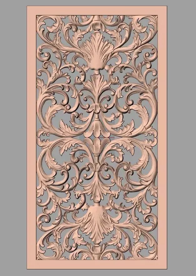 European furniture 3D relief models for CNC wood engraving E231 3D model