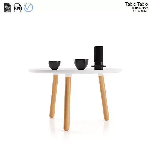 Table Tablo Free 3D model