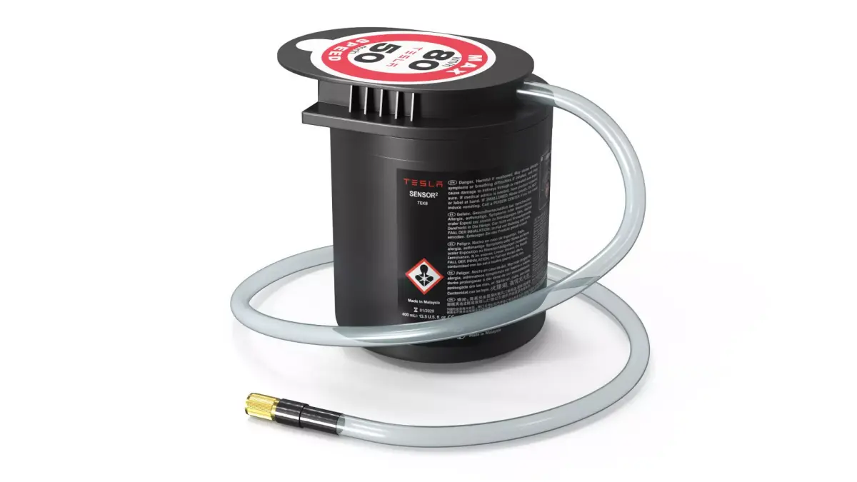 Tesla Automotive Tire Sealant Container 3D model