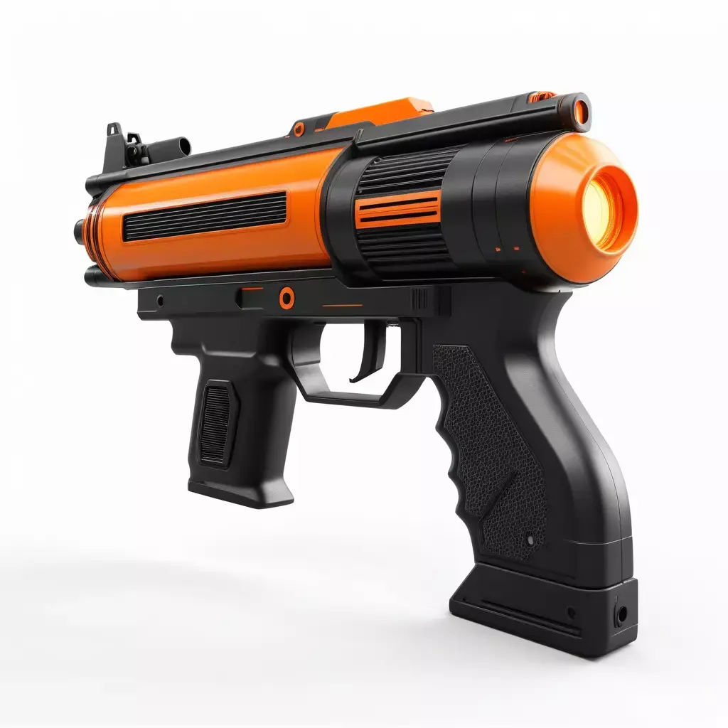 Retro SciFi Blaster Pistol 3D model