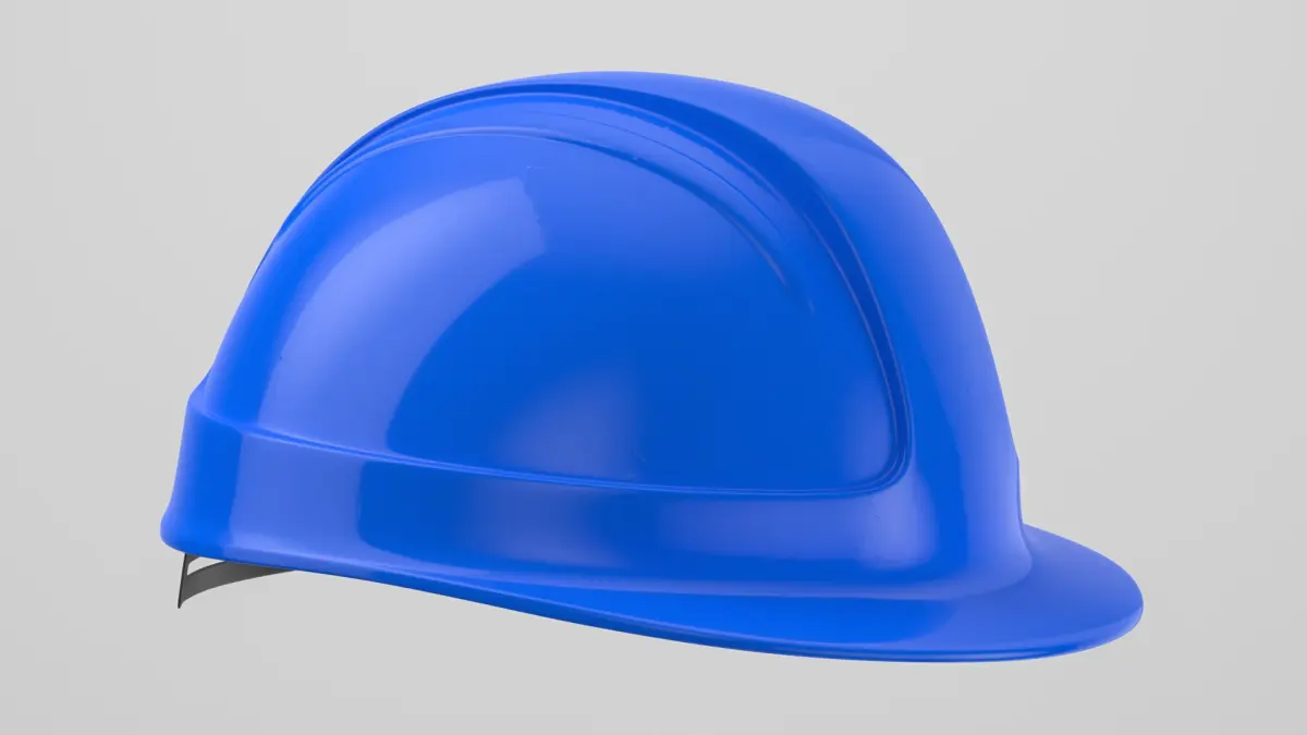 Hard Hat Safety Helmet 02 3D model