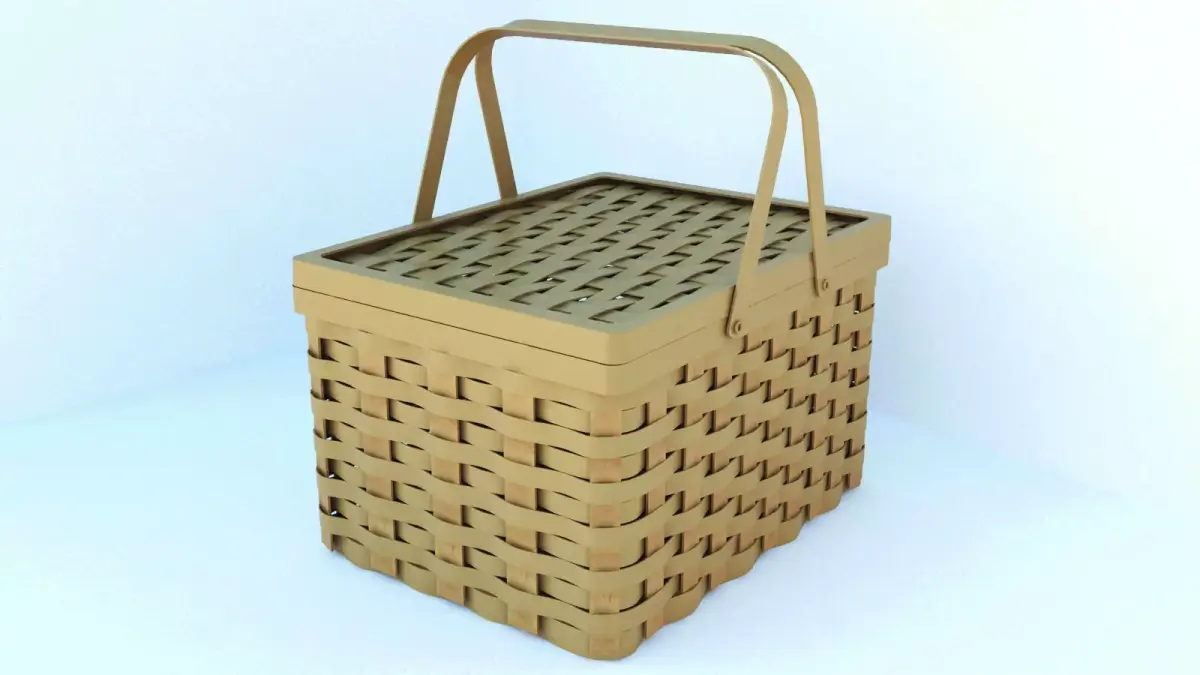 Basket 3D model get