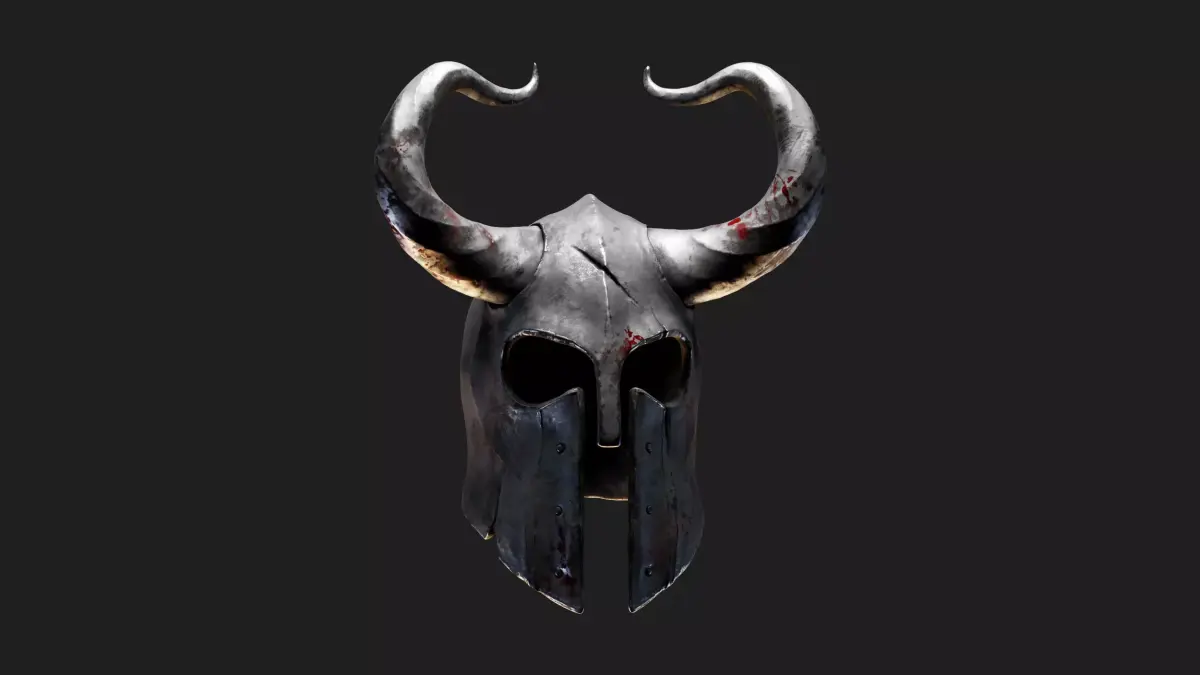 Medieval Helmet 3D model 7
