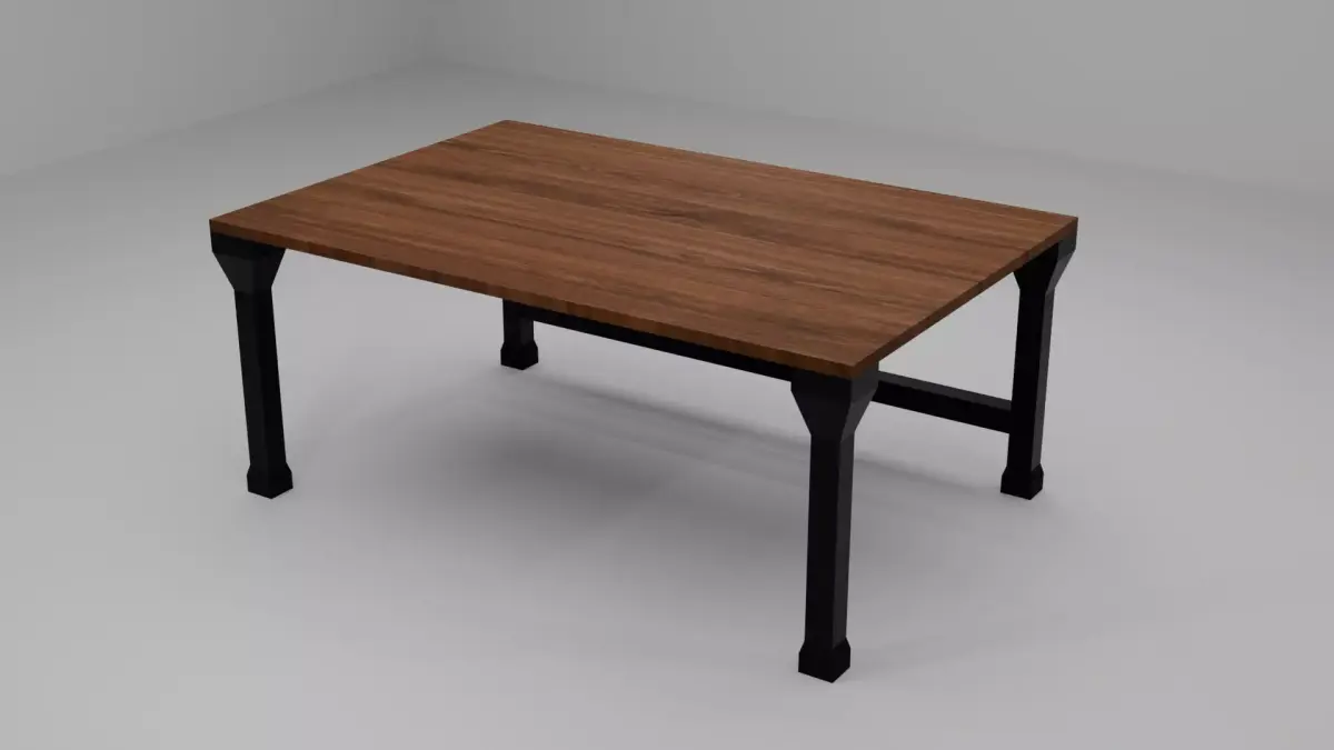 Table Furniture prop Free low-poly 3D model