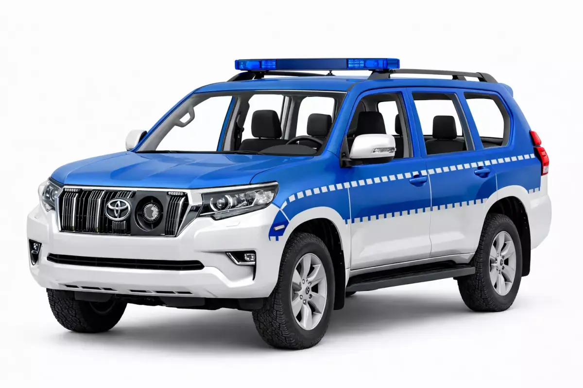 Toyota Police SUV Patrol Vehicle Emergency Response Car 3D model