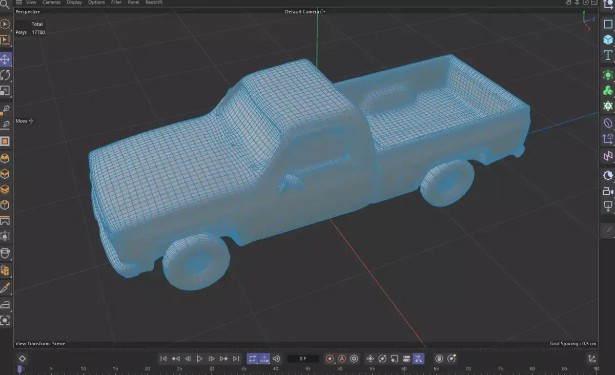 Chevrolet C10 1985 Pickup Truck  High-Quality 3D Model 3D model