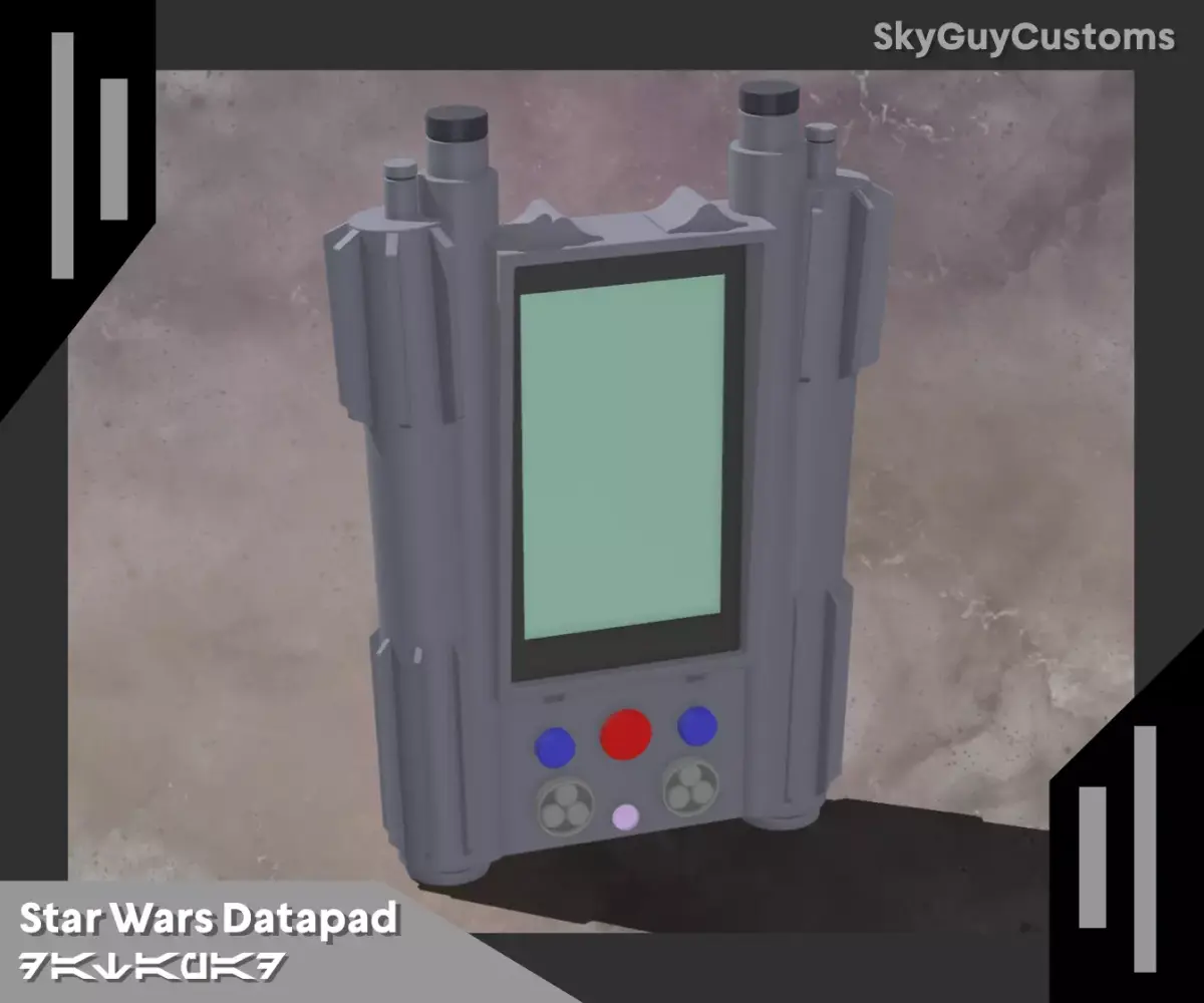 Datapad 3D Print File 3D print model