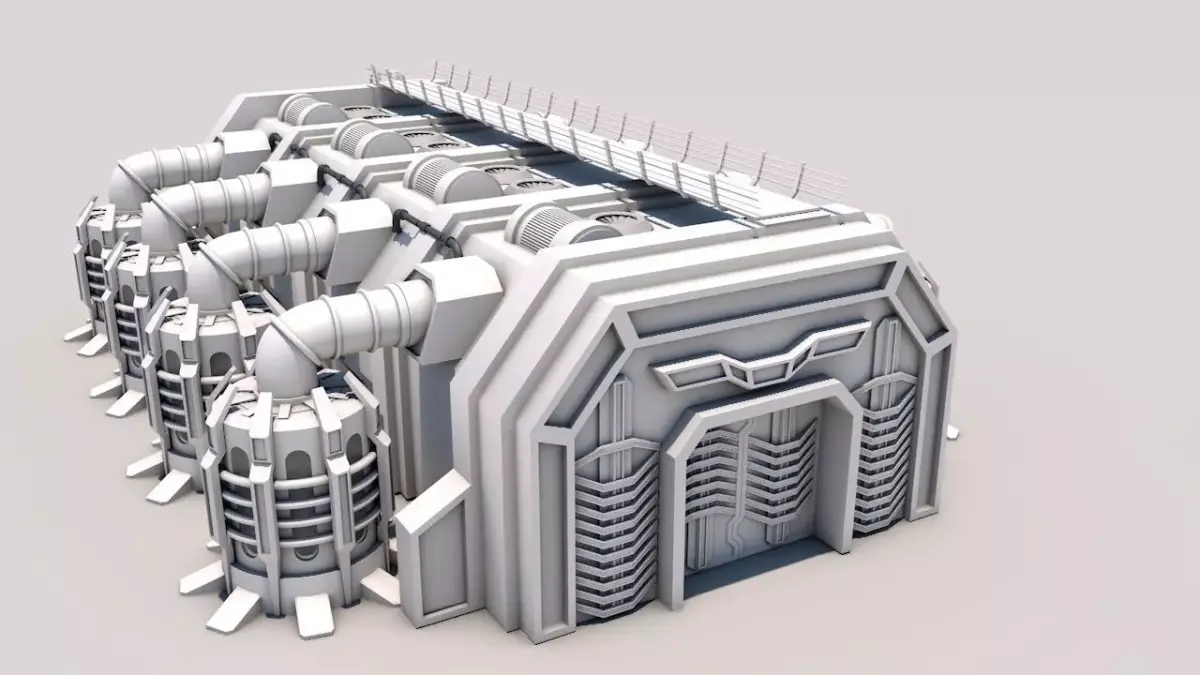building space - base 3D model