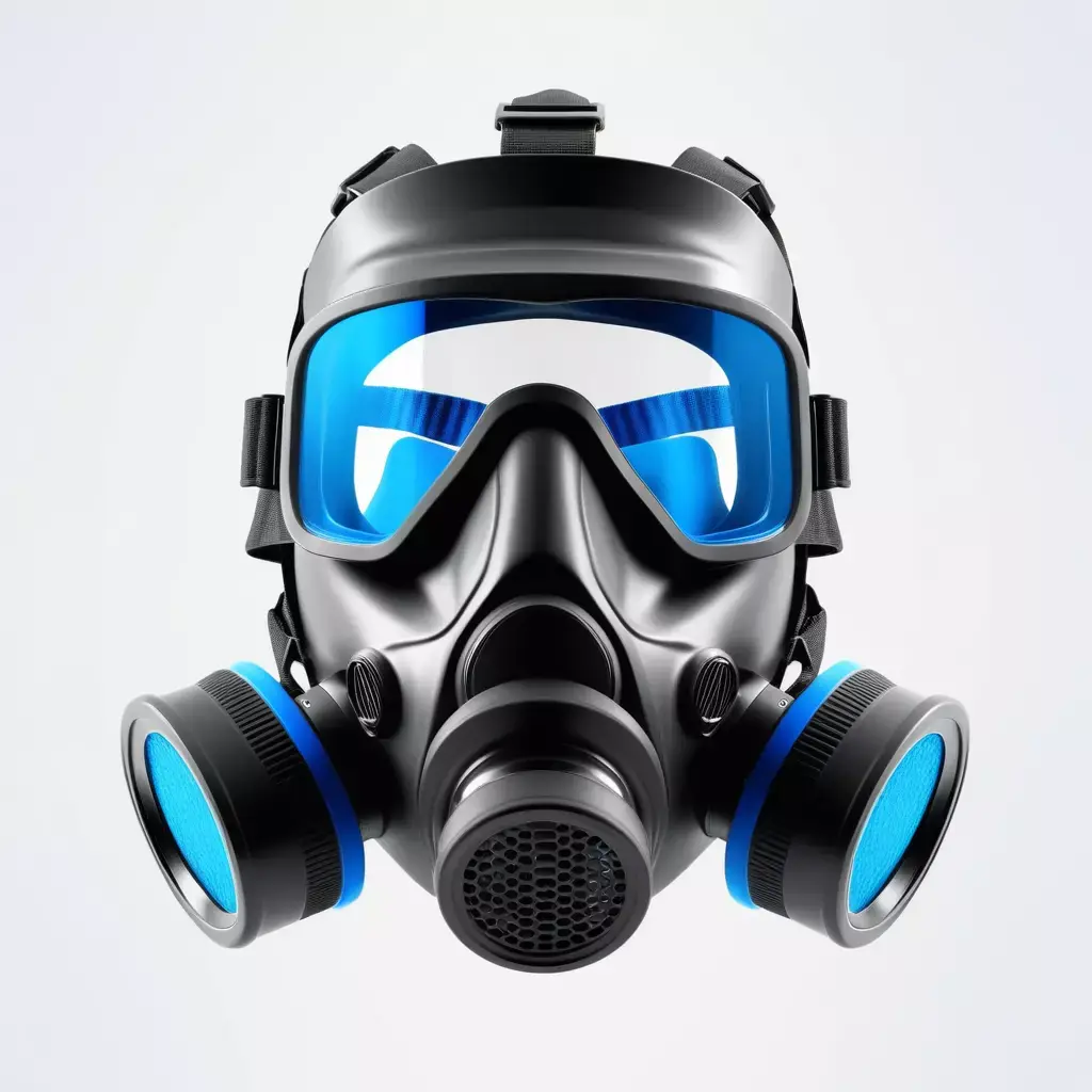 Modern Tactical Gas Mask 3D model