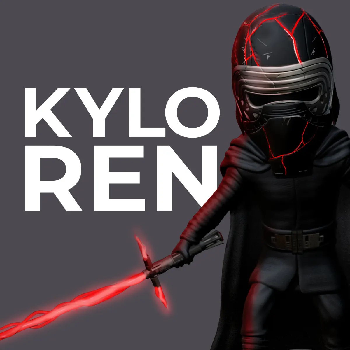 Kylo Ren 3D print model purchase