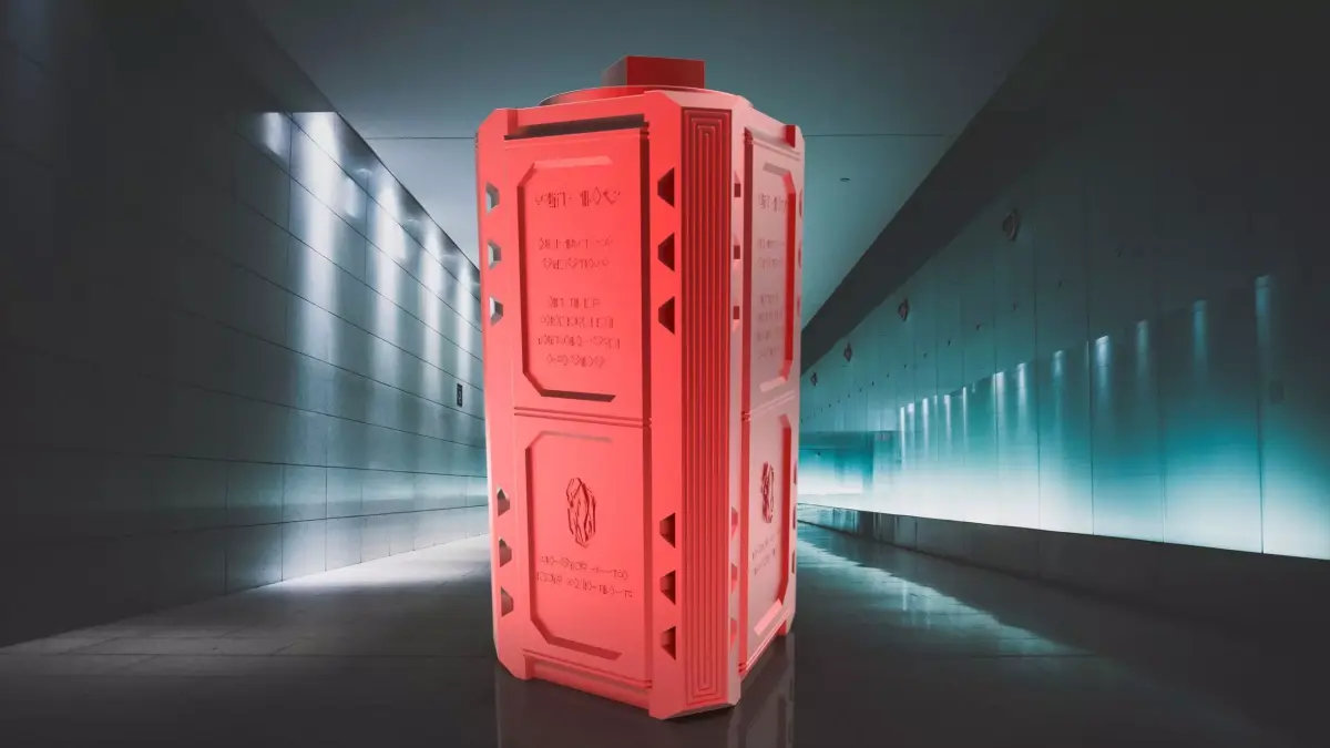Superman Krypronite Box as storage container 3D print model