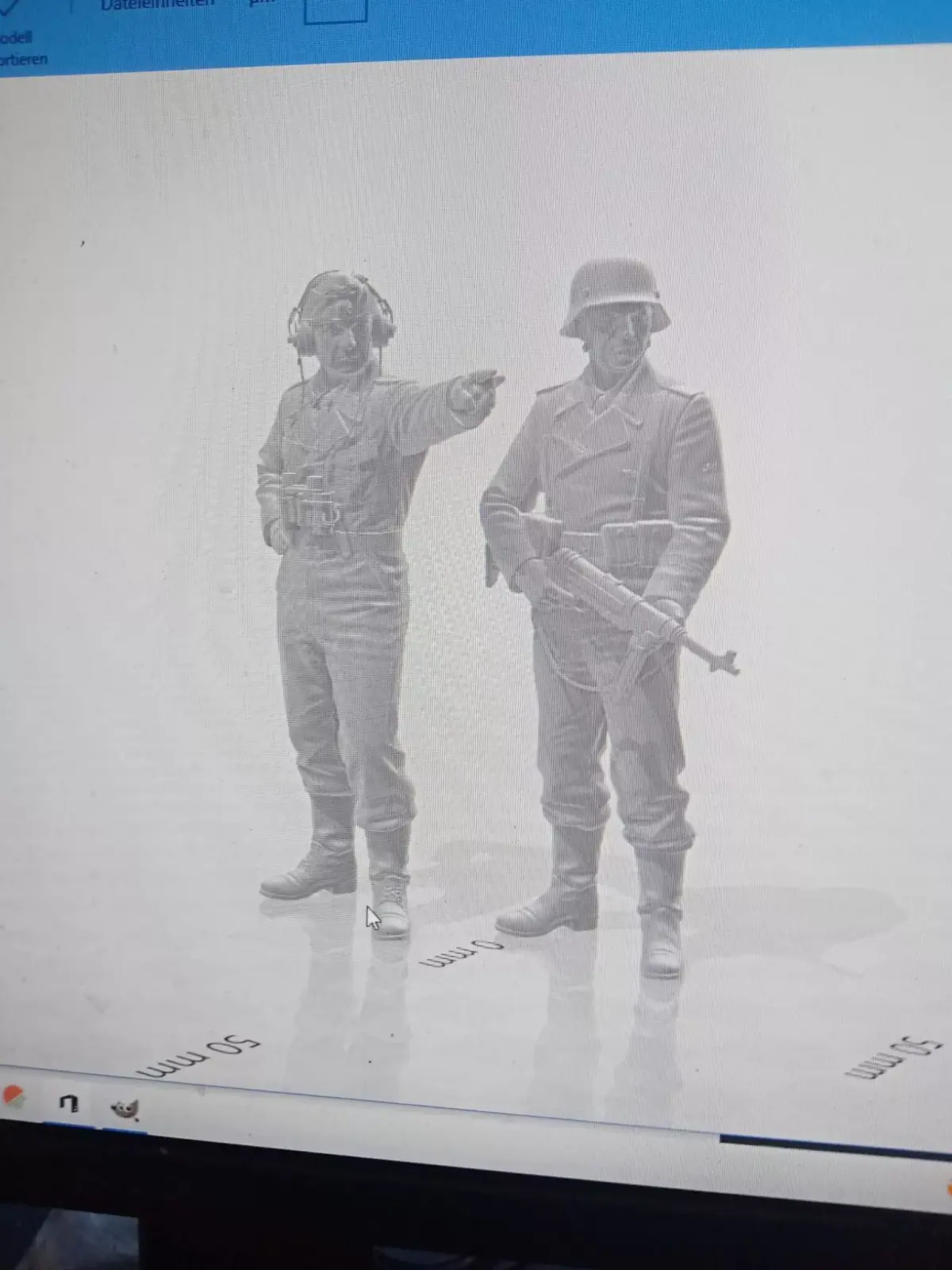Tank Crew Commander with Headset 3D print model