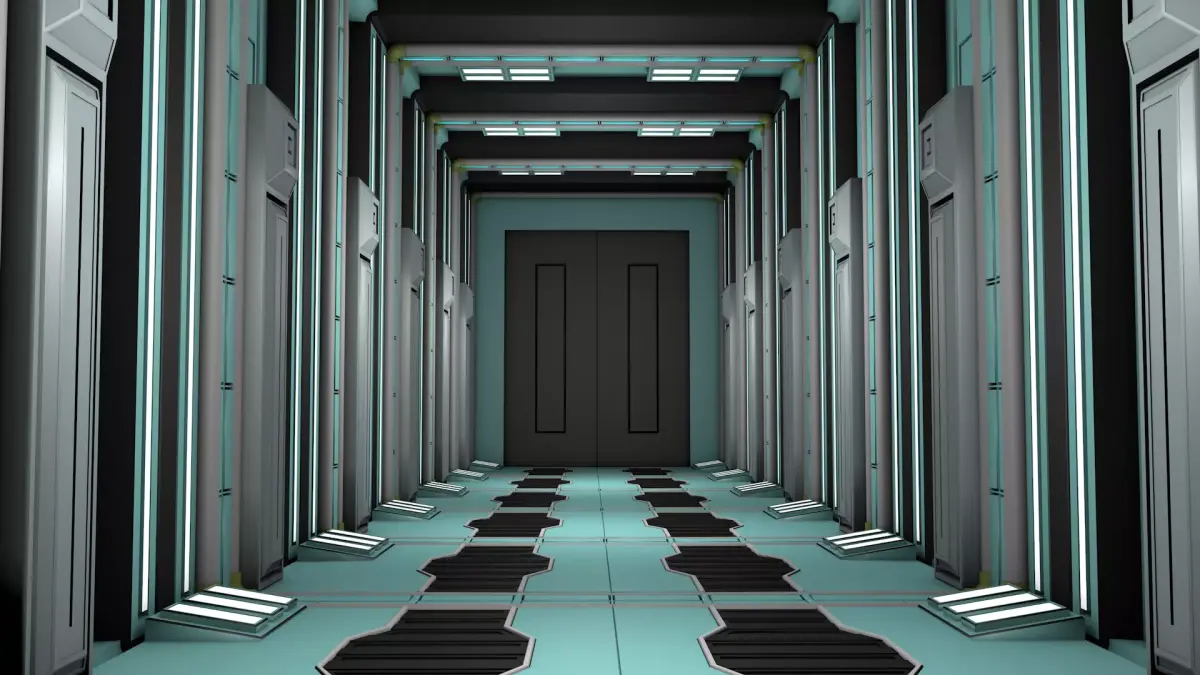 Sci Fi Corridor 3D model 182