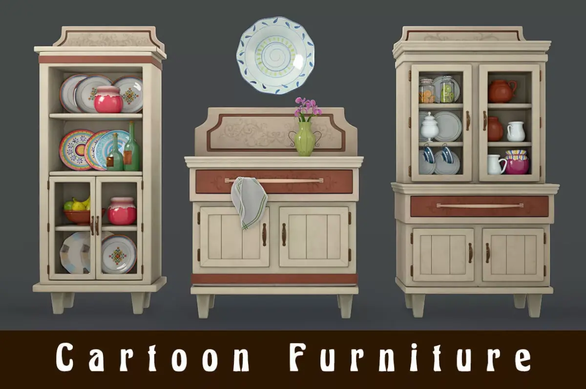 Cartoon Furniture Free 3D model