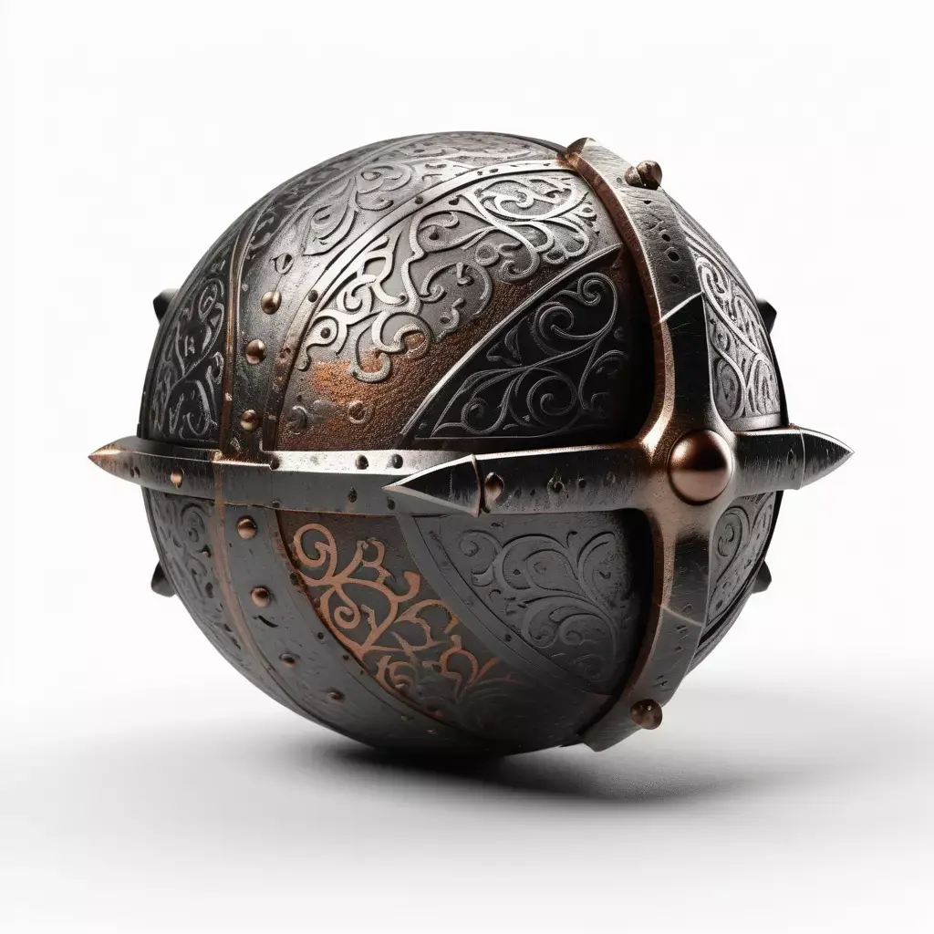 Ornate Medieval Fantasy Orb 3D model
