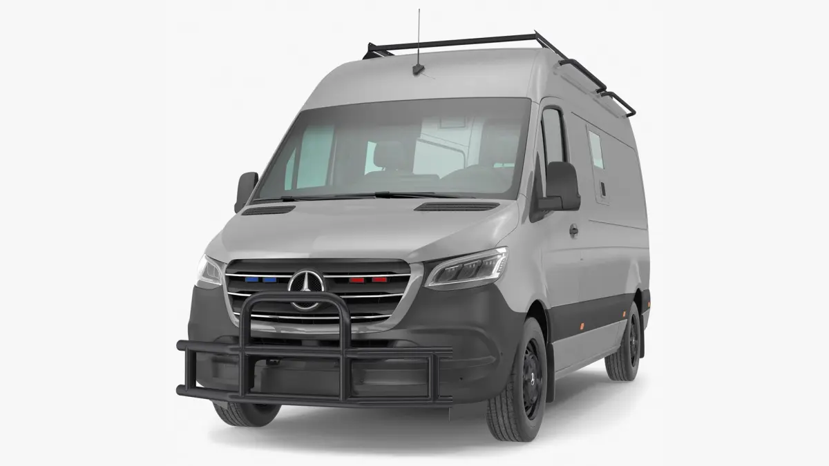 Mercedes-Benz Sprinter Compact Van Simple Interior 3D model