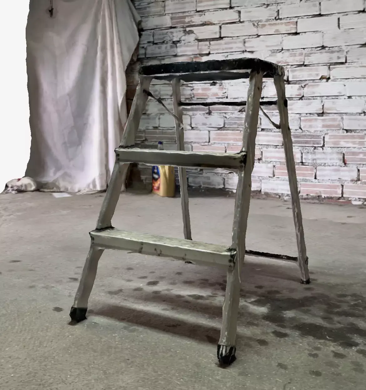 Ladder in Garage 3D print model