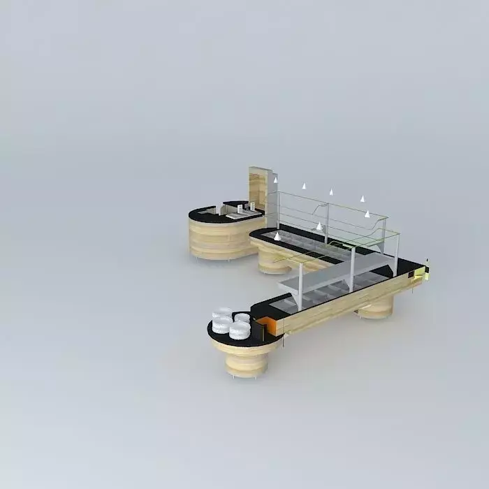 Kit009A Mesa Self Service por Alex Marques Free 3D model