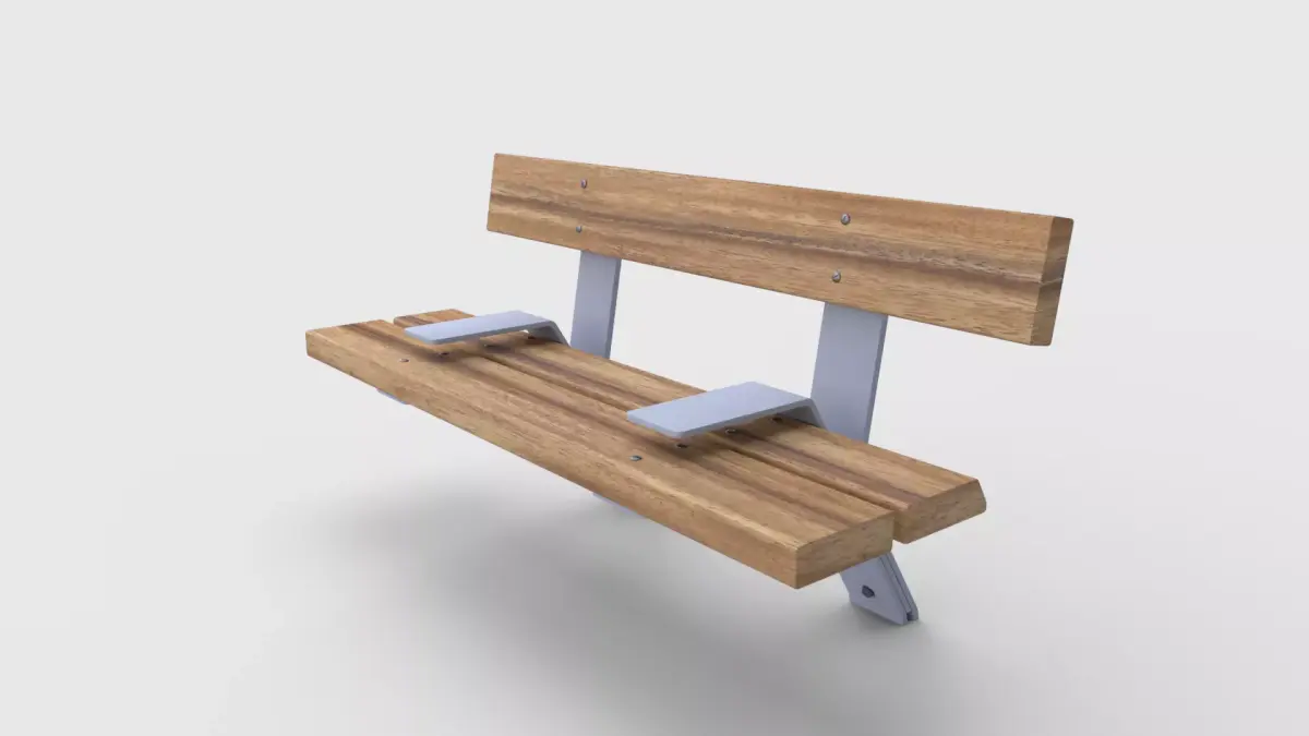 Bench wooden 3D model order