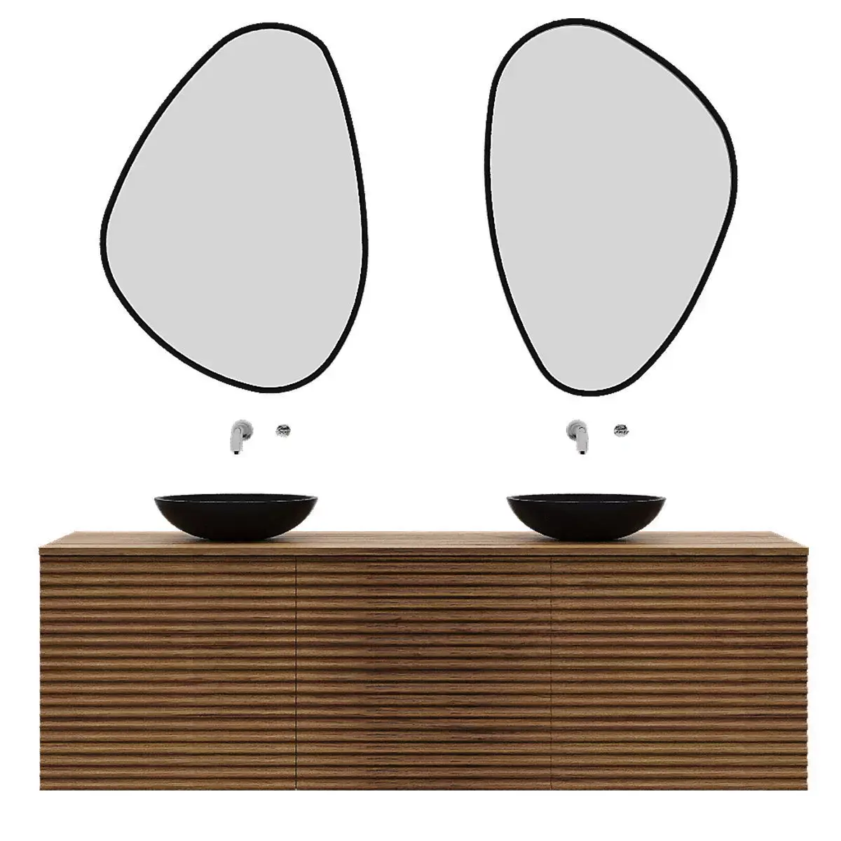 Bathroom furniture full set 3D model purchase