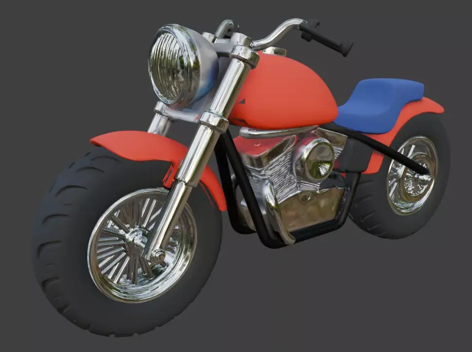 Motorcycle 3D Model 3D model get