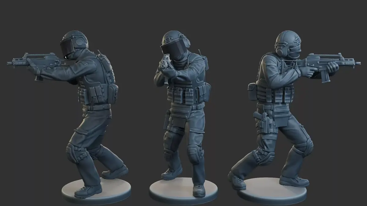 Tactical Gear GSG 9 TG1 008 3D print model
