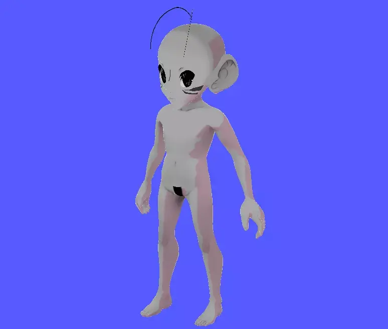 grom alien creature from theplanet secola Low-poly 3D model