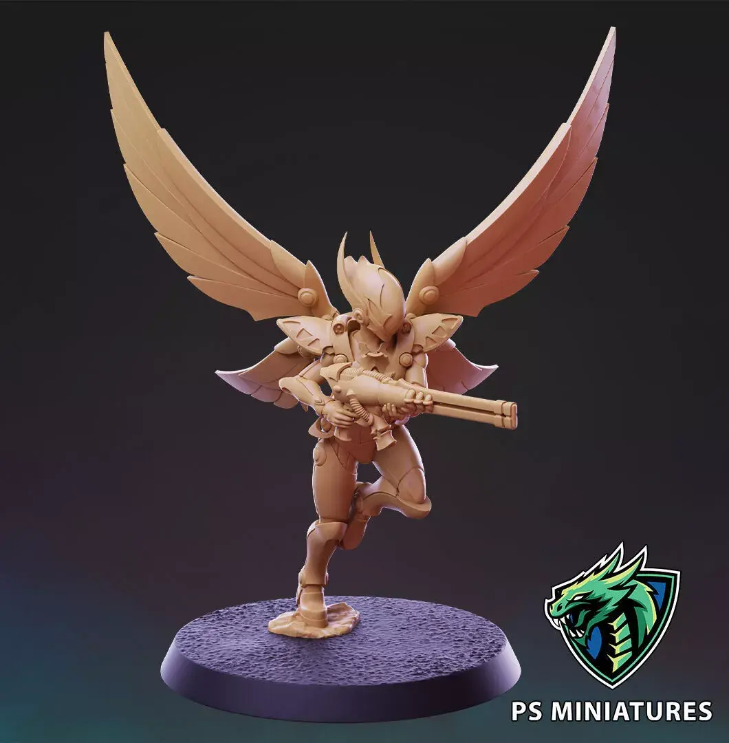 Galaxy Elves - Male Vengeful Wasps Pose 1 3D print model