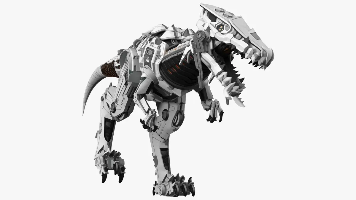 Dinosaur Robot Rigged 3D model