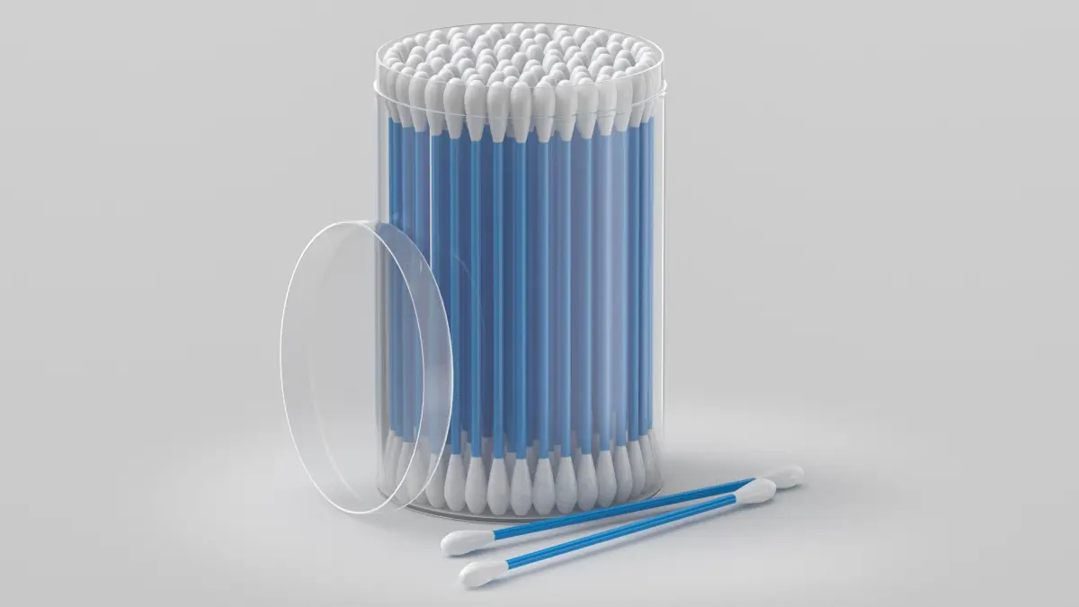 Cotton Swab Package 3D model