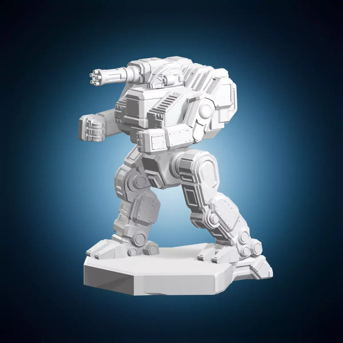 Futuristic Battle Robot 3D print model