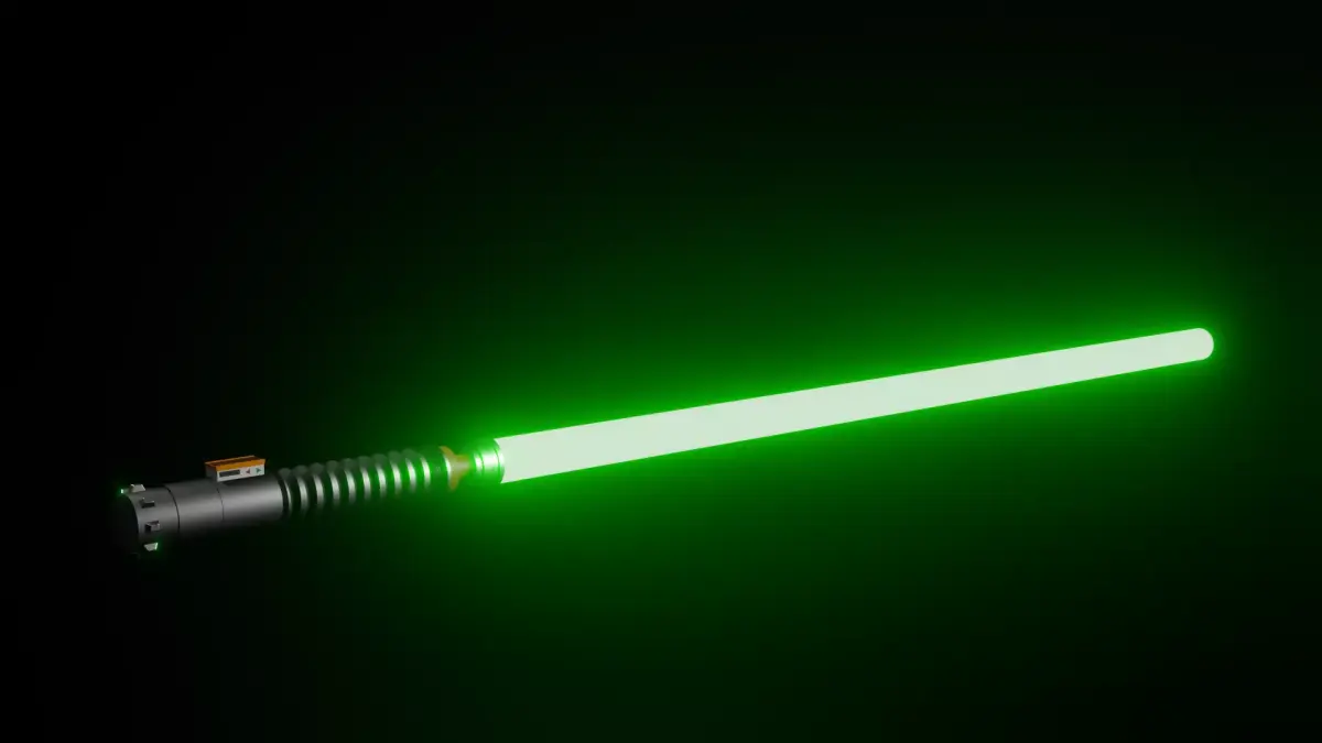 Luke Skywalker Lightsaber 3D model get