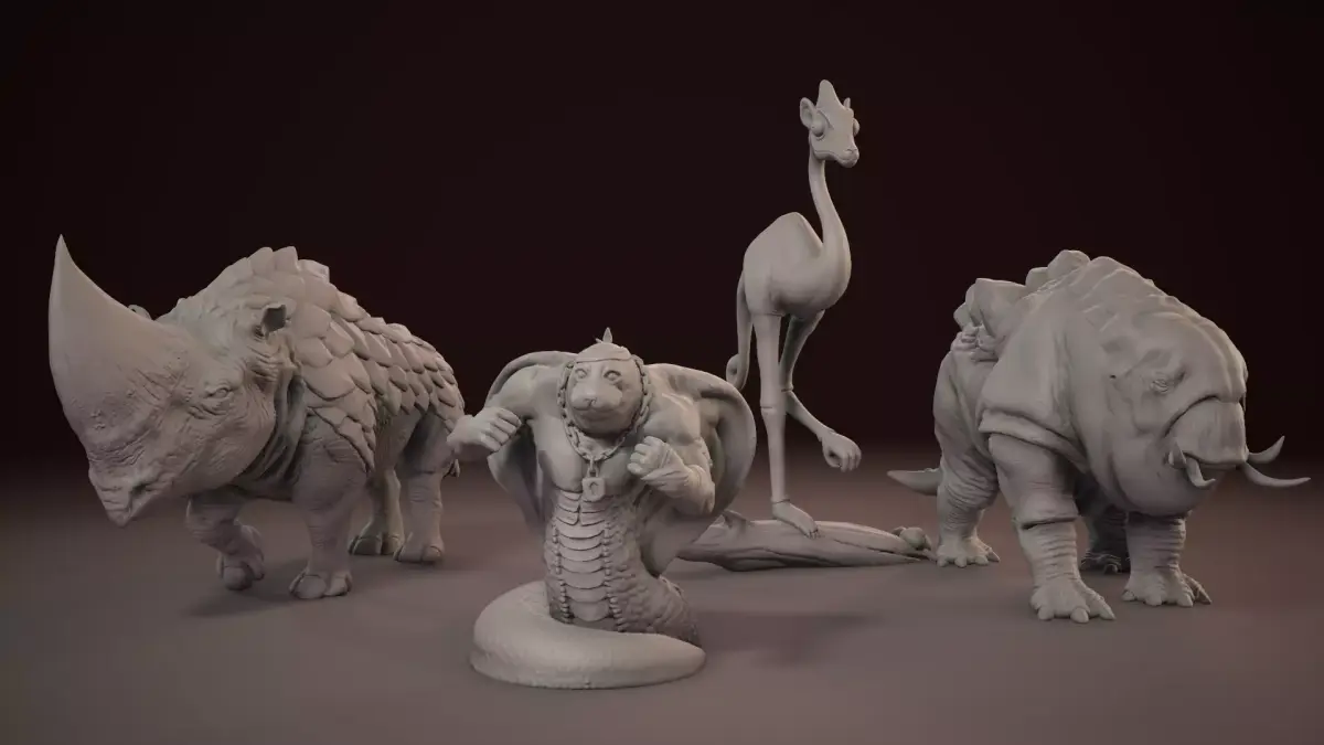 Alien Animal Creatures Pack