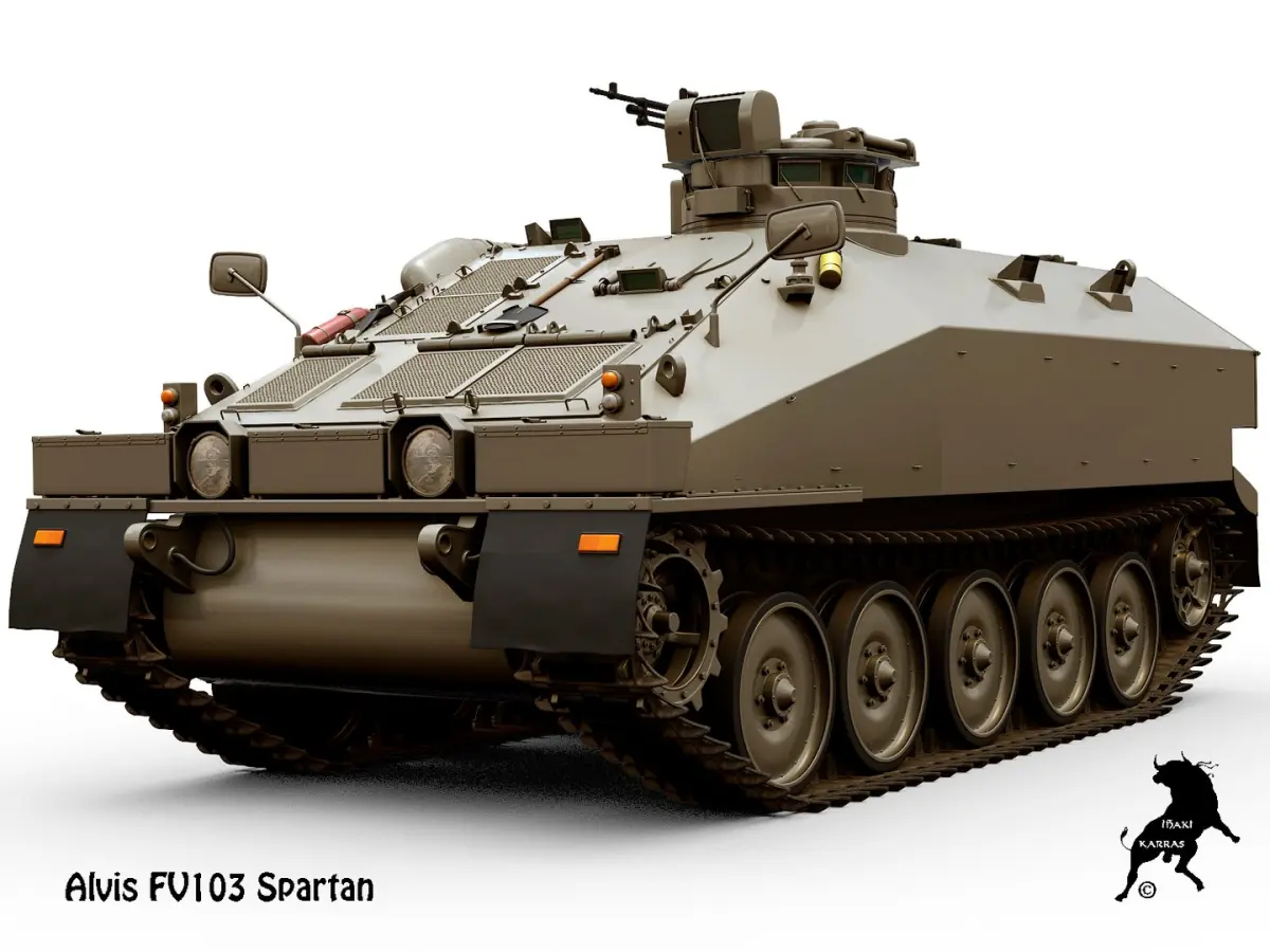 Alvis FV103 Spartan 3D model