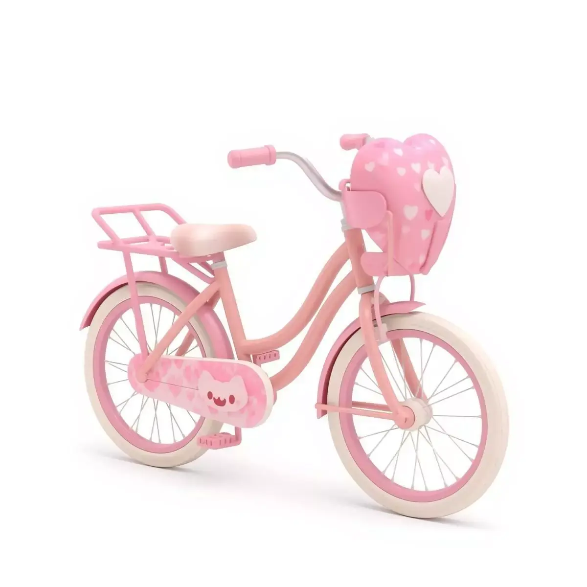 Stylized 3D Valentine  Bicycle Model Low-poly 3D model buy