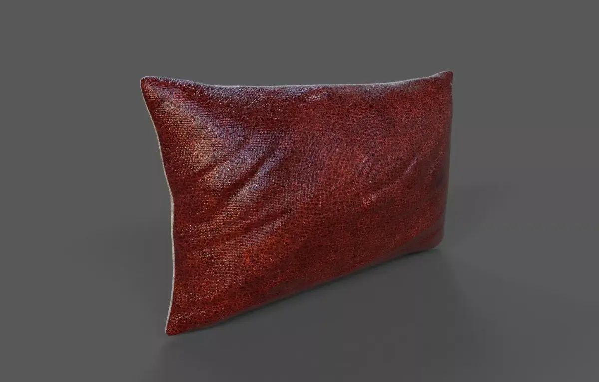 Cushion furniture Low-poly 3D model 3