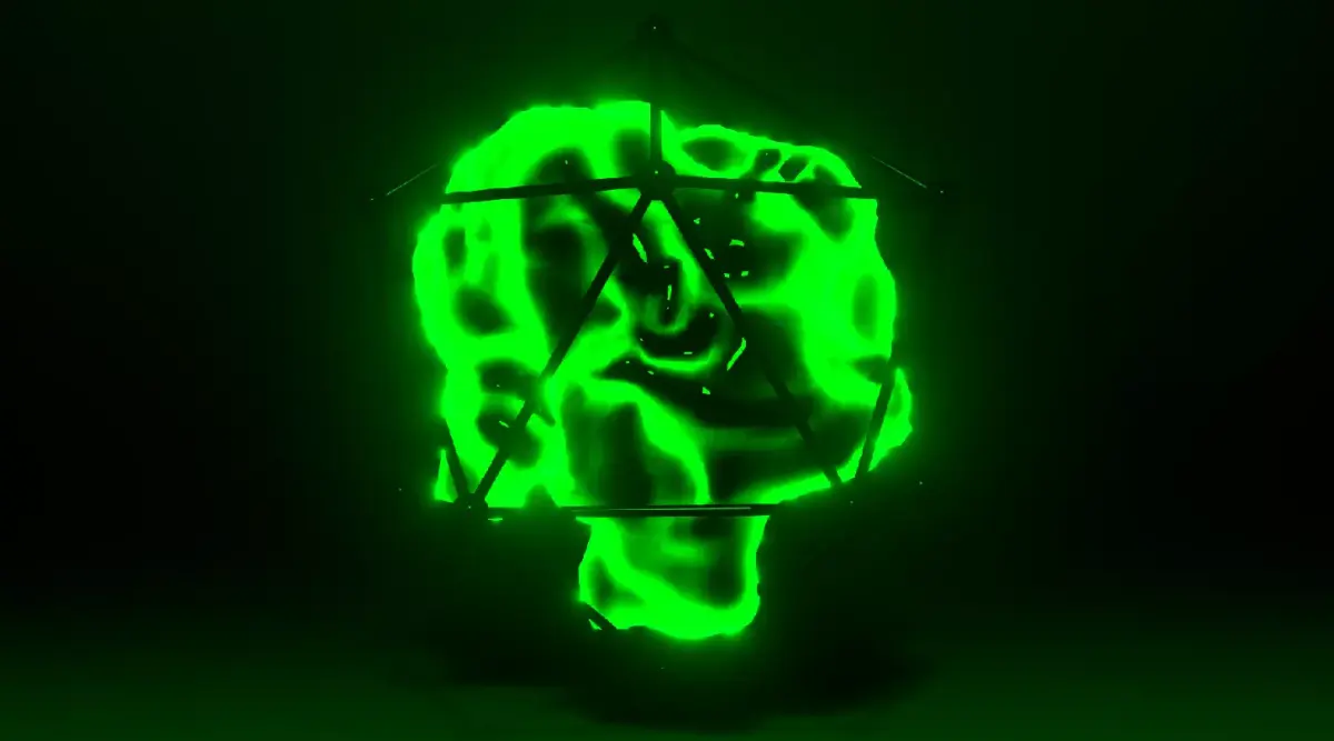 virus Low-poly 3D model