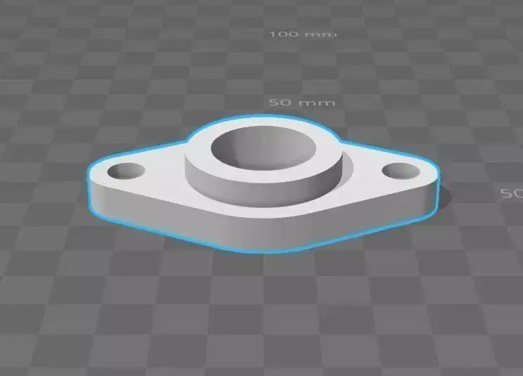 bearings holder D22 B11 d8 3D print model