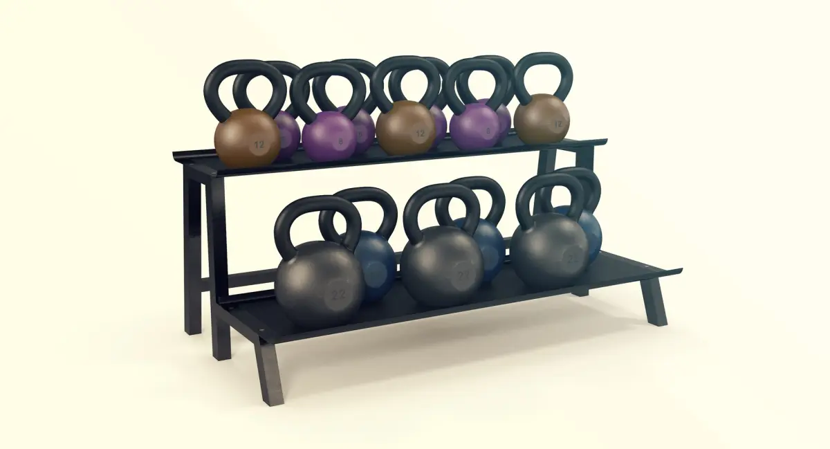Kettlebells Rack 3D model